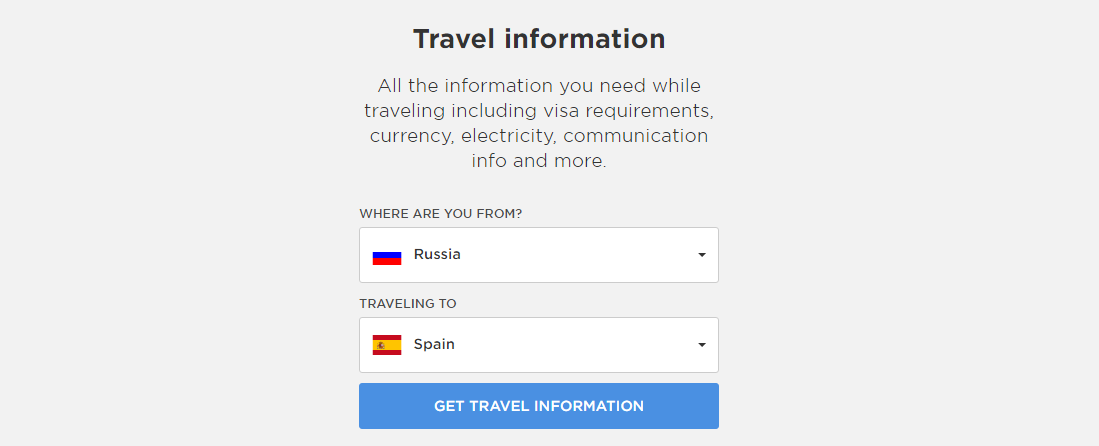 Travel information Basetrip