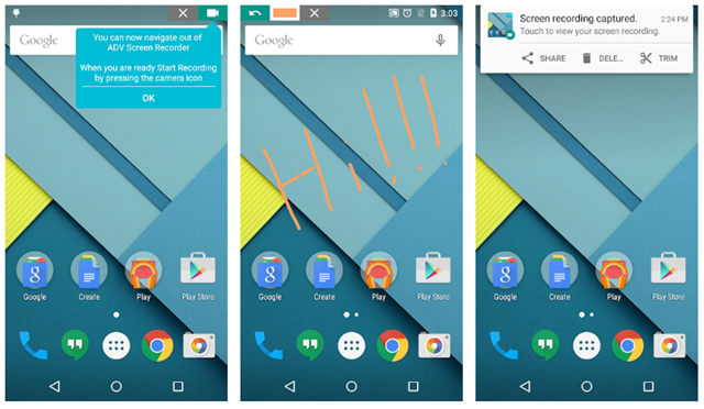 5 лучших приложений для записи экрана на Android 2