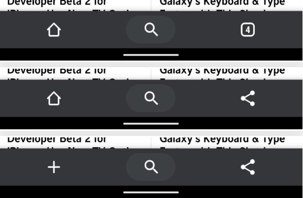 Как переместить строку меню Chrome в нижнюю часть экрана на смартфоне 4