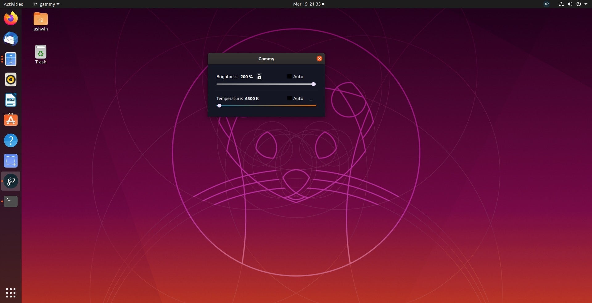 Gammy — приложение, изменяющее яркость экрана для Windows и Linux 14