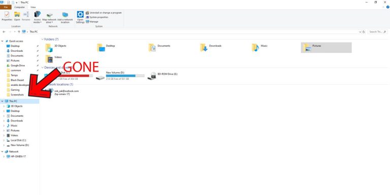 Как скрыть OneDrive из Проводника в Windows 10 2