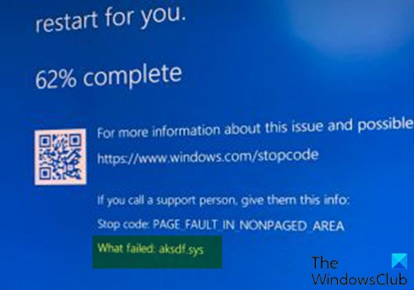 Как исправить ошибку синего экрана смерти aksdf.sys в Windows 10 2