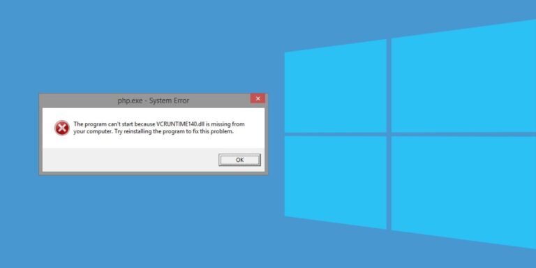 Как исправить ошибку «VCRUNTIME140.dll Is Missing» в Windows 10 11