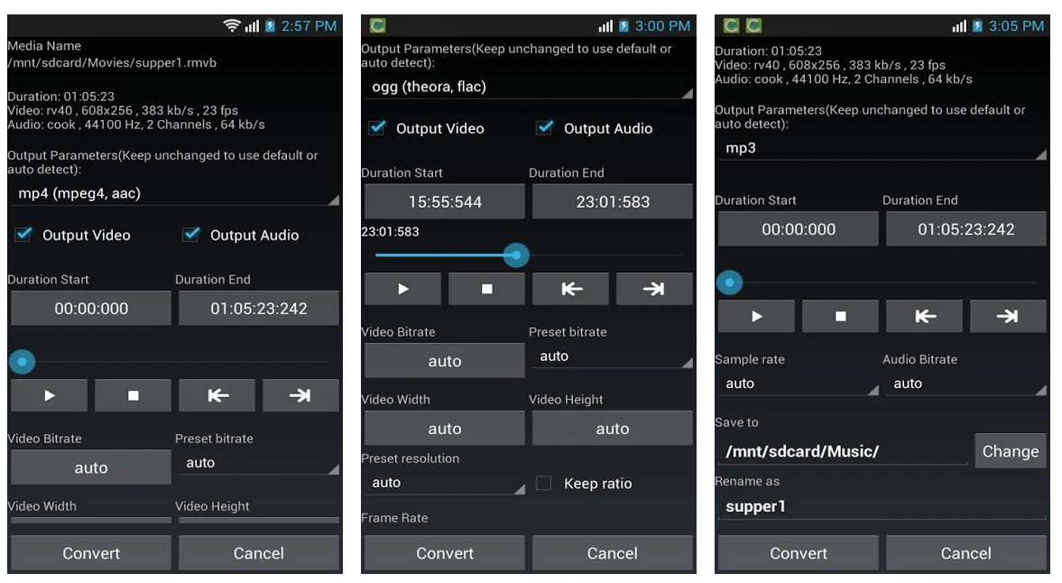 5 видеоконвертеров для Android 5