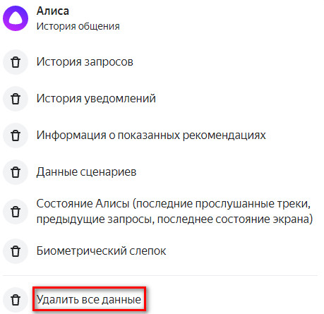 Как удалить свои данные из Яндекса 4